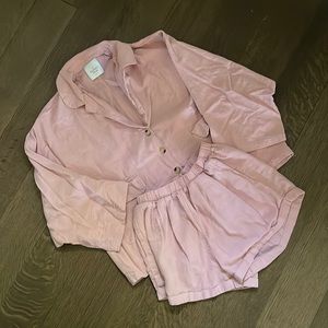 The Lullaby Club pink lounge set in small/medium